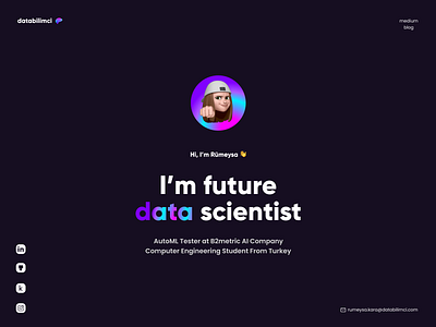 Portfolio Website for databilimci.com