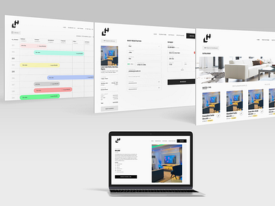 Hotel Management Website Mockup