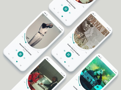 Music Player Mobile App Design design figma mobile app mobile app design mobile ui music music player music player ui product design ui user experience design user interface design ux