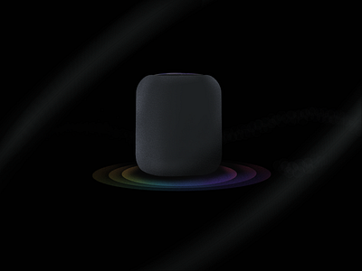 Homepod apple apple design homepod illustration music procreate siri sketch soundbox speaker