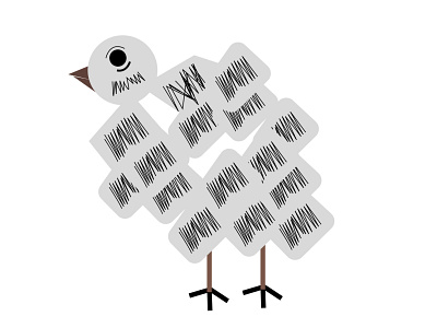 The noise bird bird illustration
