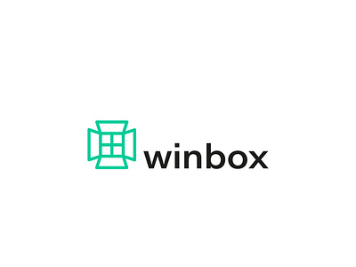 "winbox" is upvc window production black brand branding concept design designer graphic design green illustrator logo logo design logotype typrography visual identity window طراحی لوگو لوگو لوگو دیزاین لوگوتایپ هویت بصری