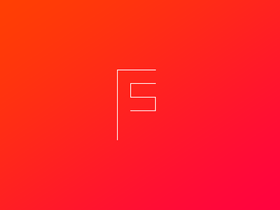 Experimental × FS monogram 01 experimental exploration fs letter monogram typography