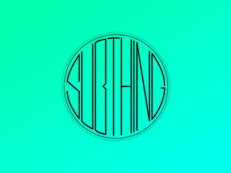 Experimental × SUBTHING typography subthing patch medal exploration experimental coin circle logotype