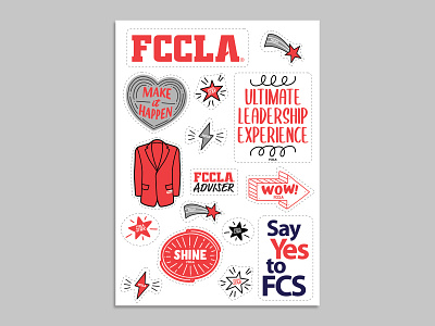 FCCLA Custom Sticker Sheet