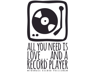 All You Need Is Love... graphic icon love record record player vinyl