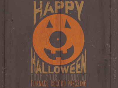 Happy Halloween! graphic halloween record vinyl