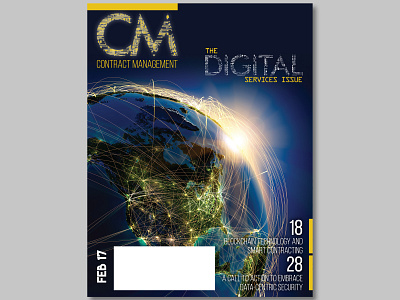 CM Magazine Digital Services Issue Cover editorial editorial design magazine magazine cover magazine design