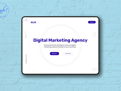 ALIA, Web design Digital Marketing Agency agency design graphic design marketing ui web agency webdesign