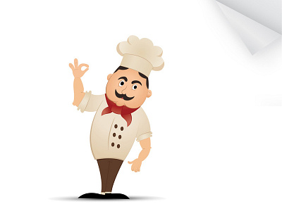 Chef Character Illustrator character chef cute design funny game illustration