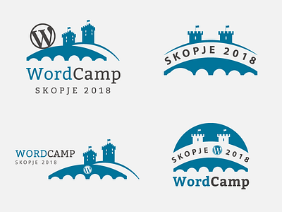 Logo Proposals Wordcamp 2018 concept design logo wordcamp wordpress