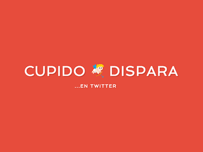 Cupido Dispara app cupid logo love red twitter valentine day web webapp