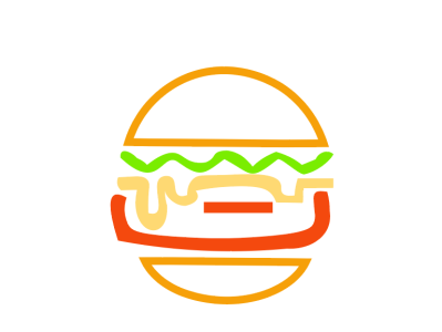 Burger logo branding graphic design logo
