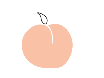 Peach Logo branding design graphic design illustration logo typography vector