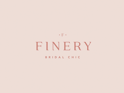 Finery Bridal Logo design logo