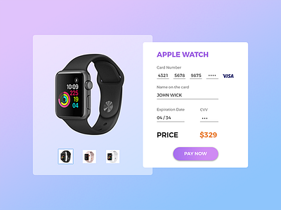 Daily UI 1/7 - Payment Page by Prithviraj Singh Hada on Dribbble