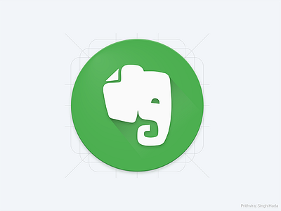 Evernote icon 2 android icon app icon concept evernote evernote icon fan made icon material design