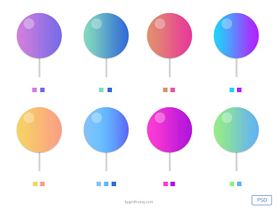 Delicious Gradients colors download free gradient gradients lollipop psd