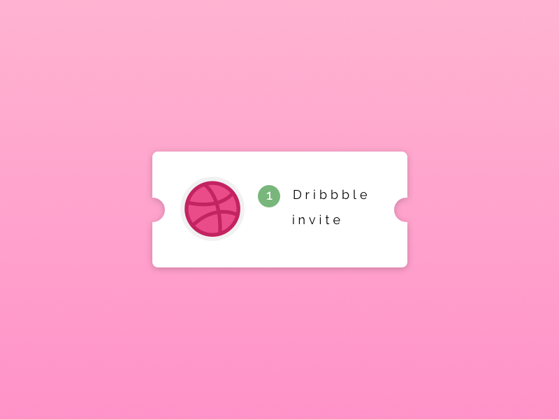 1 Dribbble invitation invite design invite giveaway giveaway invitation invite dirbbble