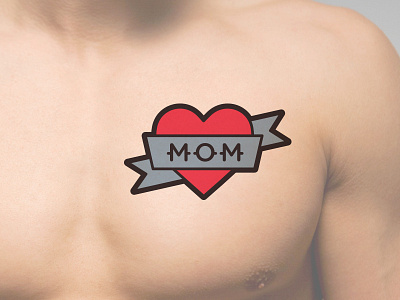 Show Your Mama You Love Her icon illustration mom mothers day tattoo