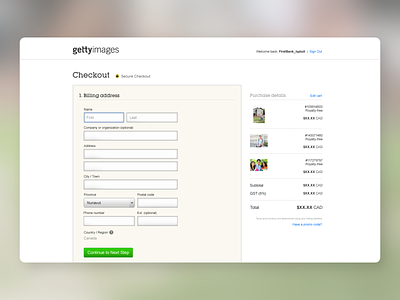 Getty Images Purchase Path accordian accordion checkout credit card data collection design desktop desktop app photographer photography purchase summary ui ui ux ui design uidesign uiux ux ux ui uxui