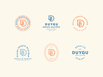 Duygu Berçin Baştürk logo design collage