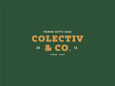 Colectiv & Co. Coffee logo design brand design branddesigner branding coffee coffee logo craft creative design grapgic design logo logodesign logotype vintage logo