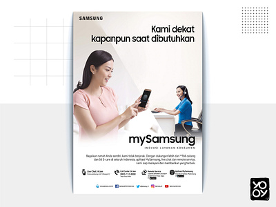 MySamsung Care branding design
