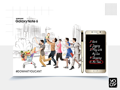 Samsung Galaxy Note branding design