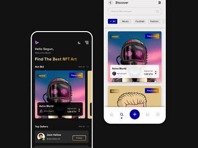 NFT Marketplace UI Design
