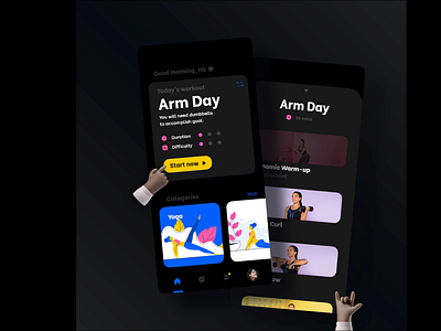 Fitness mobile app