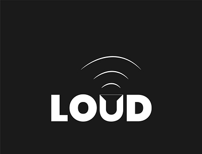 Loud branding design flat icon illustration illustrator logo logo design logotype minimal