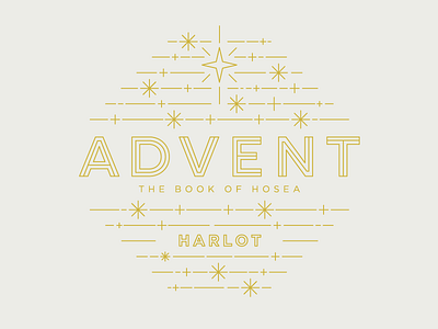 Advent Series Title advent holiday line drawing