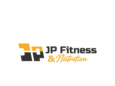 JP fitness logo design adobe illustrator branding design flat icon illustration illustrator logo minimal ui