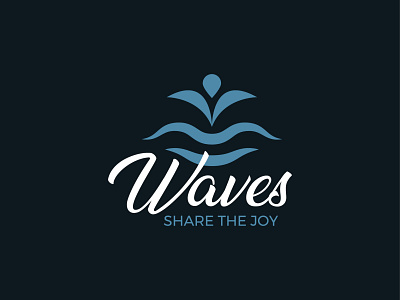 Waves logo design