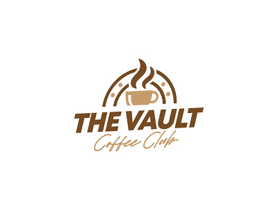 Vault Coffee logo design 3d adobe illustrator animation branding design flat graphic design icon illustration illustrator logo minimal motion graphics ui