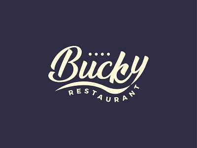 Bucky restaurant logo design 3d adobe illustrator animation branding design flat graphic design icon illustration illustrator logo minimal motion graphics ui