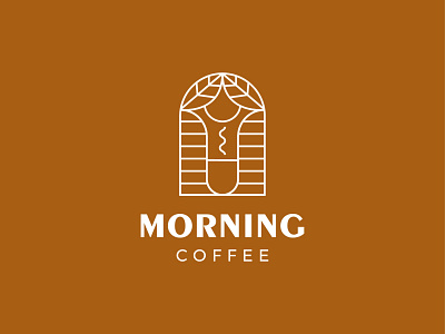 morning coffee logo design