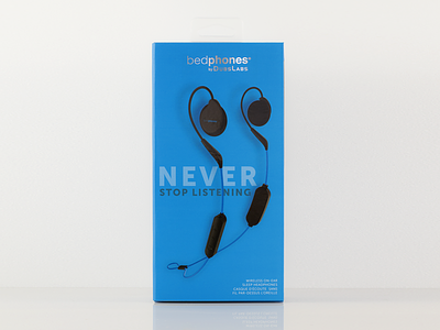 Bedphones & Versafit electronics headphones packaging