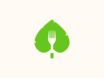 Healthy Snacks Proposal eats fork green healthy leaf logo snacks