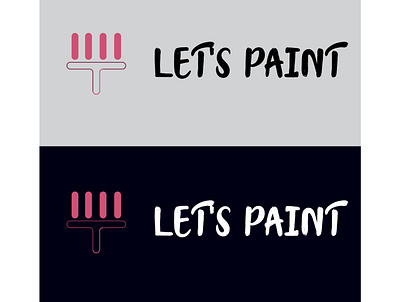 Paint Brush branding design graphic design illustration illustrator logo minimal ui vector