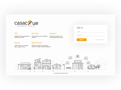 Home Page for a website ! homepage illustration light signin theme