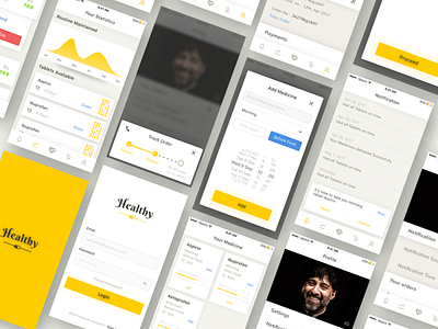 iOS UI | Medicine Delivery app app delivery e commerce health ios medicine mobile reminder shop ui