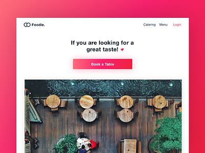 Restaurant Landing Page.