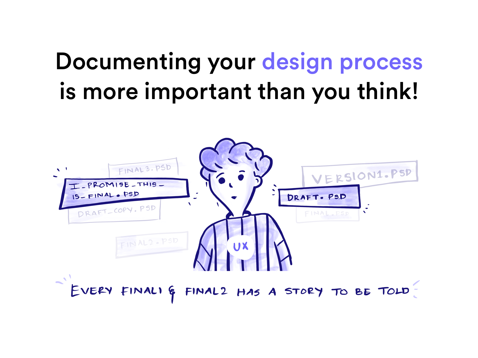 Document your design process! by Pradeep Kumar ️ on Dribbble