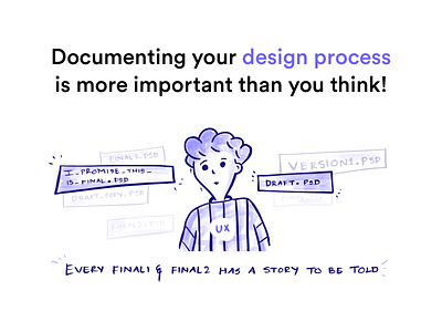 Document your design process! design process design system design thinking documentation product design