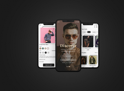 E - Commerce Mobile App branding ecommerce fashion graphic design manclothing mobileapp ui ux