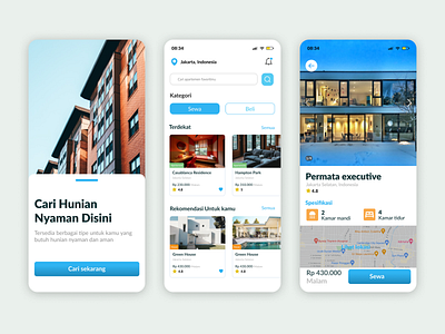 Real Estate - Exploration app design typography ui ux