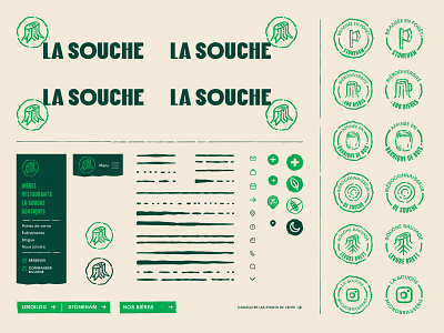 La Souche - UI Kit & Assets assets beer brewery call to action design elements experience icons menu ui ui kit ux web web design