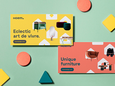 Hoem - Promo boutique branding colors eclectic furniture print promo promotion store tag unique